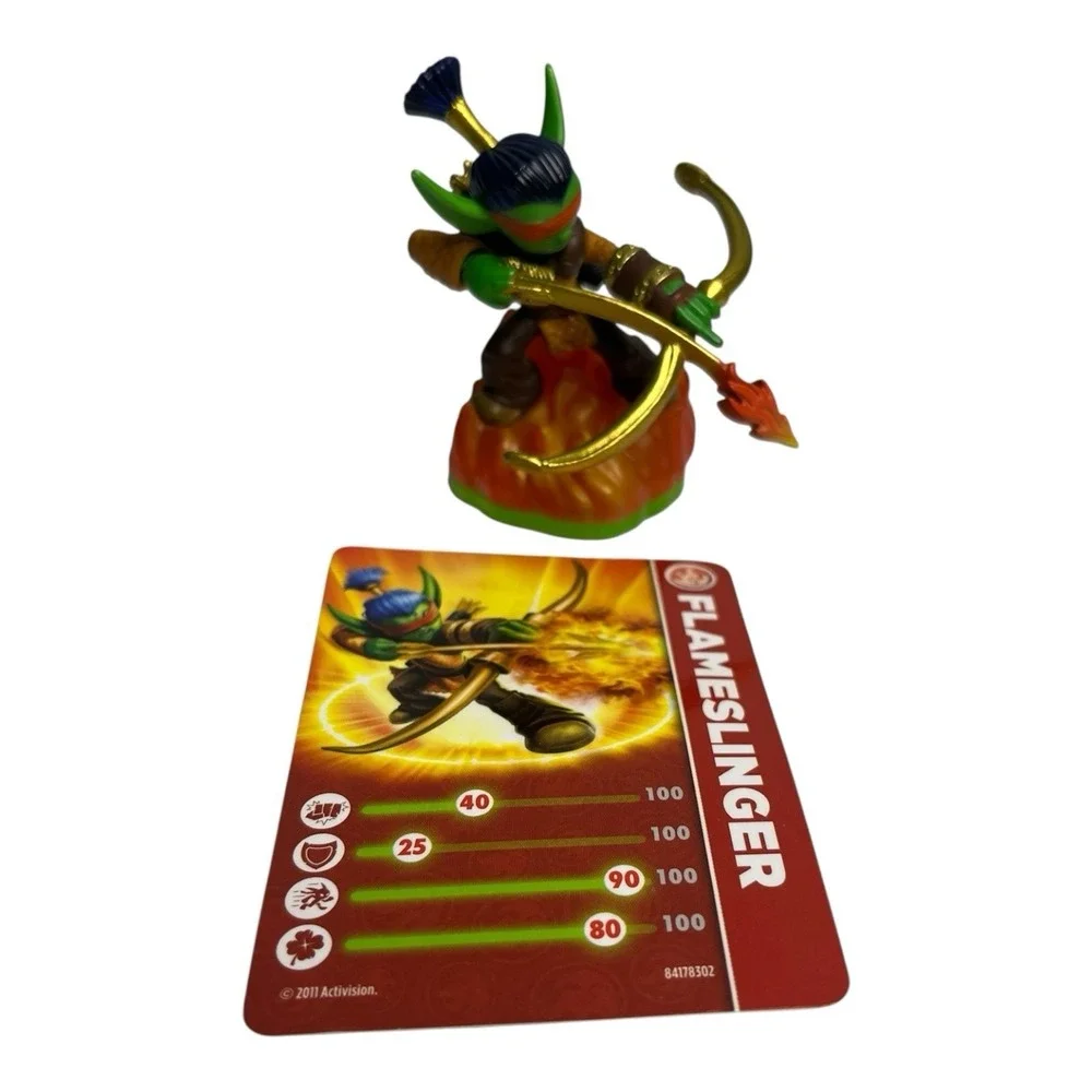 Skylanders Spyros Adventure Trigger Happy Flameslinger Gill Grunt Spyro Figures